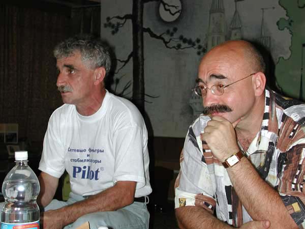Игорь Иртеньев ("правдоруб") и Андрей Бильжо "мозговед"
