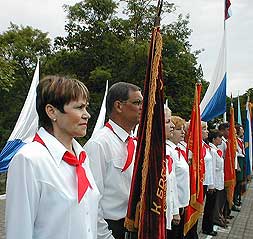 Знаменные группы ветеранов "Орлёнка"