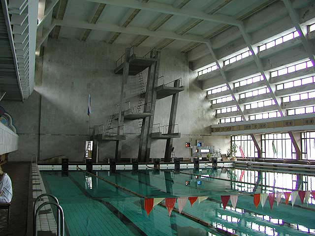 Вышка для прыжков в воду. Высота 10, 7, 5 и 3 метров.